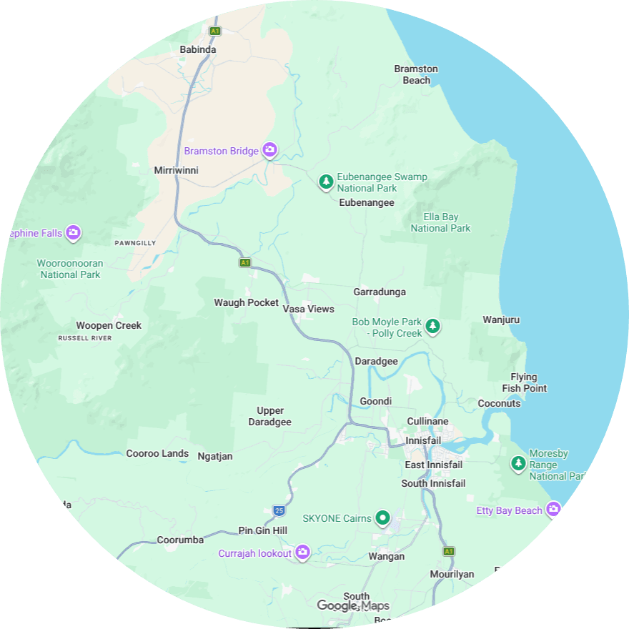 Aurora Australis service area map